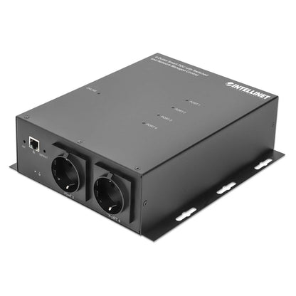 4-fach Smart PDU mit schaltbaren Steckdosen und Netzwerk-Management Image 1
