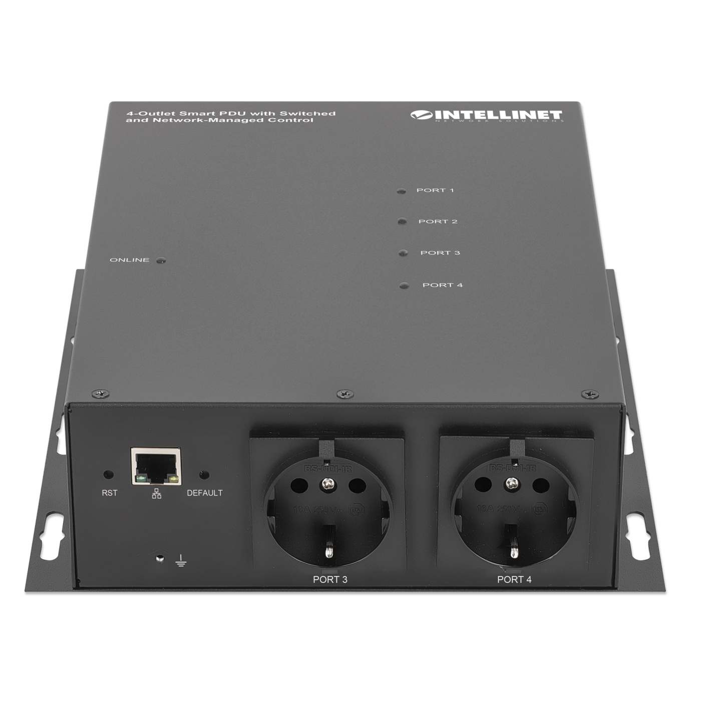 4-fach Smart PDU mit schaltbaren Steckdosen und Netzwerk-Management Image 3