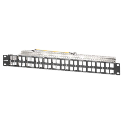 48-Port Patchpanel, geschirmt und unbestückt, 1 HE Image 1