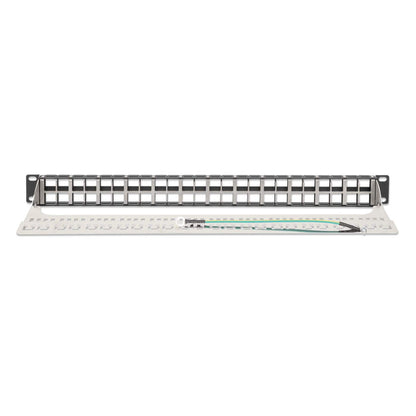 48-Port Patchpanel, geschirmt und unbestückt, 1 HE Image 4