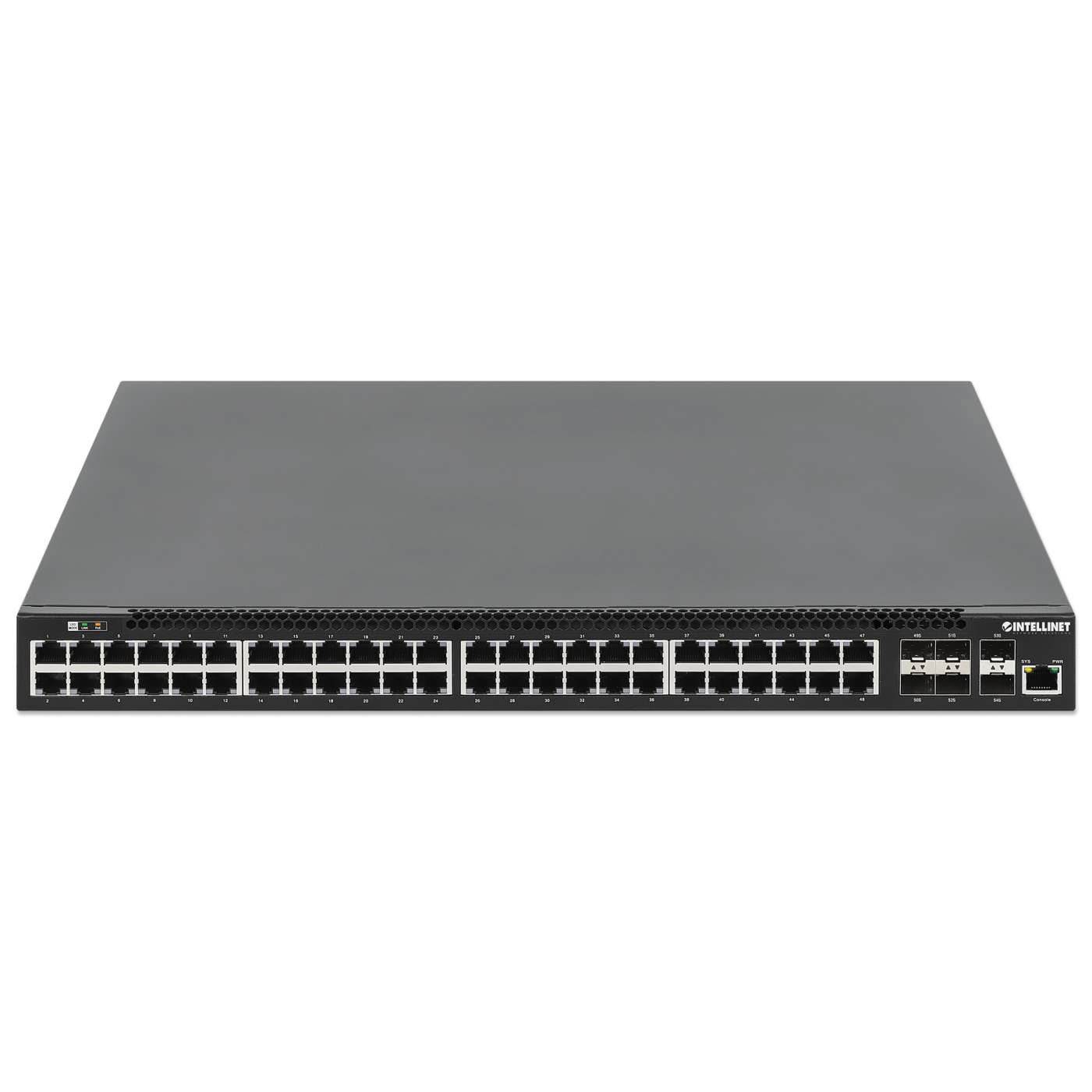 54-Port L3 Fully Managed PoE+ Switch mit 48 Gigabit Ethernet-Ports und 6 SFP+ Uplinks Image 4