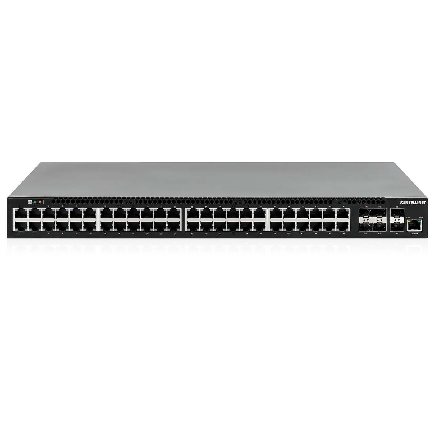 54-Port L3 Fully Managed PoE+ Switch mit 48 Gigabit Ethernet-Ports und 6 SFP+ Uplinks Image 6