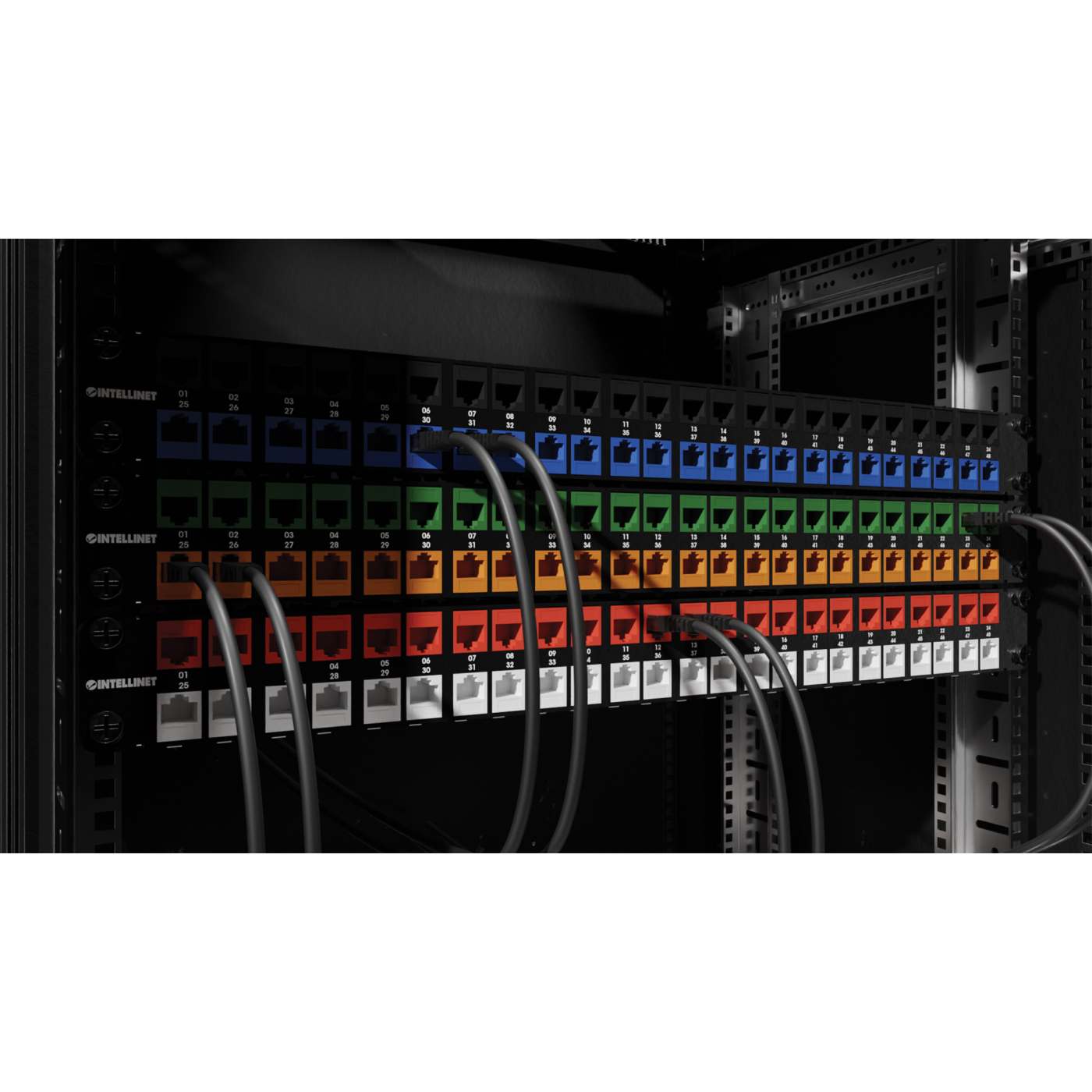 Cat6a 10G Slimline Keystone-Modul, geschirmt und werkzeuglos, schwarz Image 7