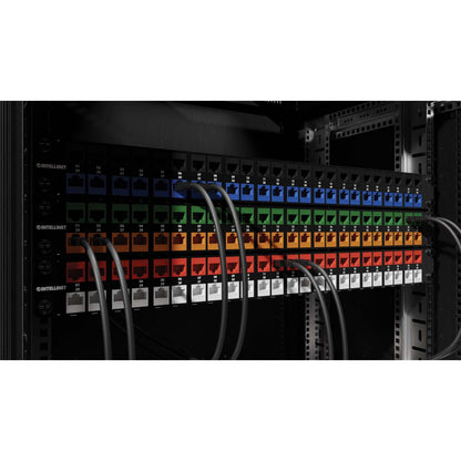 Cat6a 10G Slimline Keystone-Modul, geschirmt und werkzeuglos, schwarz Image 7