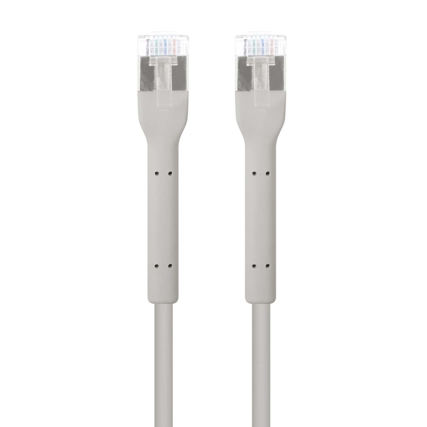 Cat6a F/FTP FlexiBoot Slim Netzwerk-Patchkabel, 1 m, grau Image 4