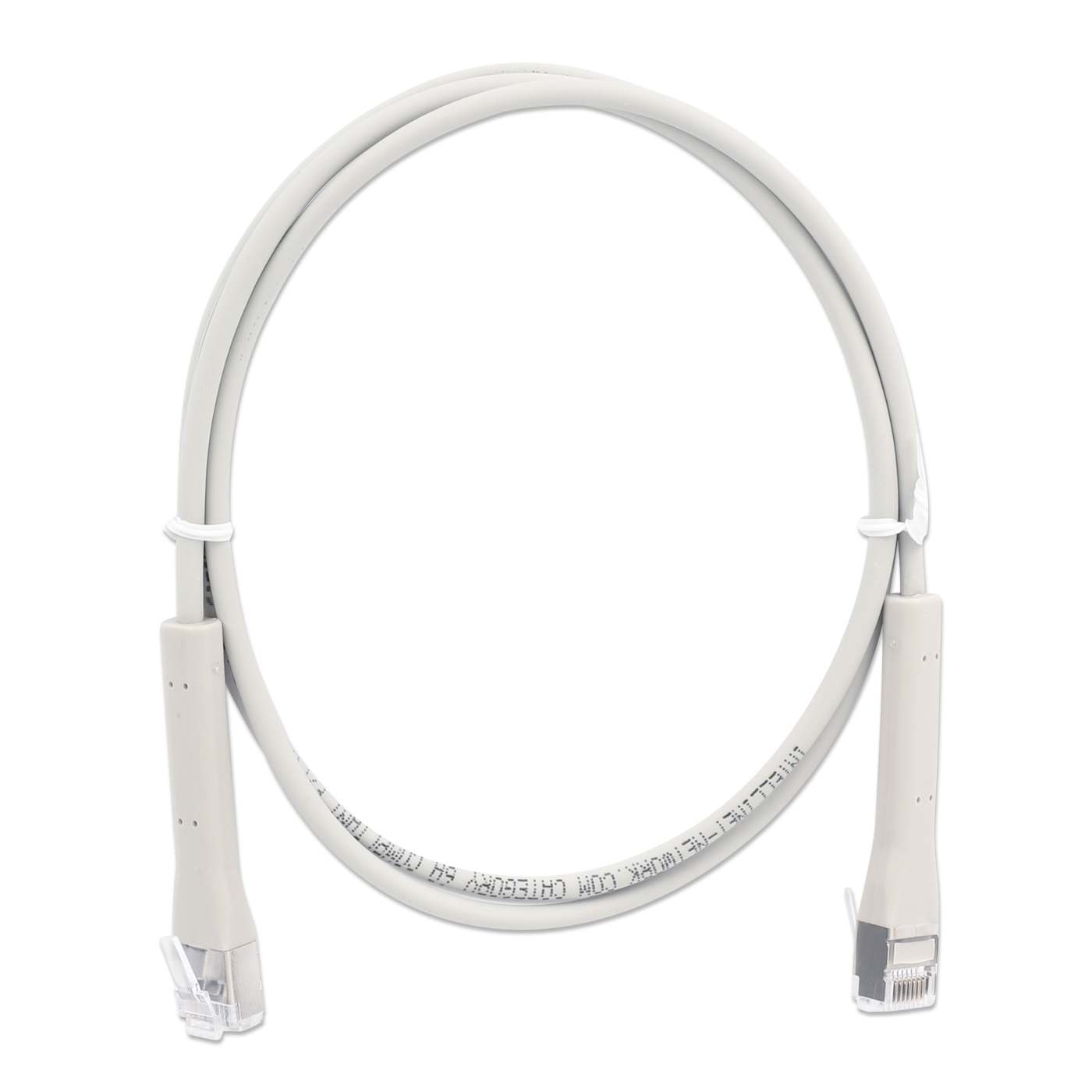 Cat6a F/FTP FlexiBoot Slim Netzwerk-Patchkabel, 1 m, grau Image 7