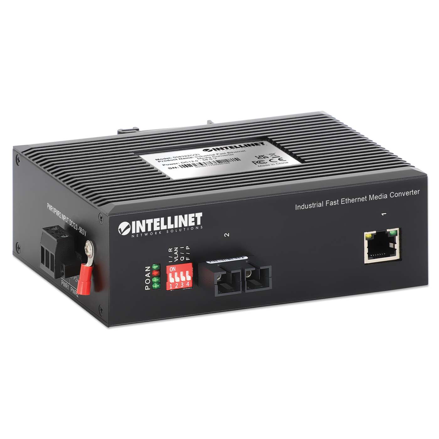Fast Ethernet Industrie-Medienkonverter Image 3