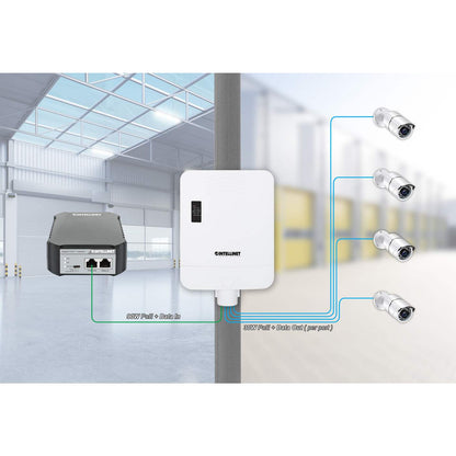 Outdoor PoE-Powered 5-Port Gigabit Switch mit PoE-Passthrough / 4-Port PoE+ Extender Image 10