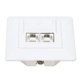 2-Port Cat6a 10G RJ45-Netzwerkdose, geschirmt Image 4