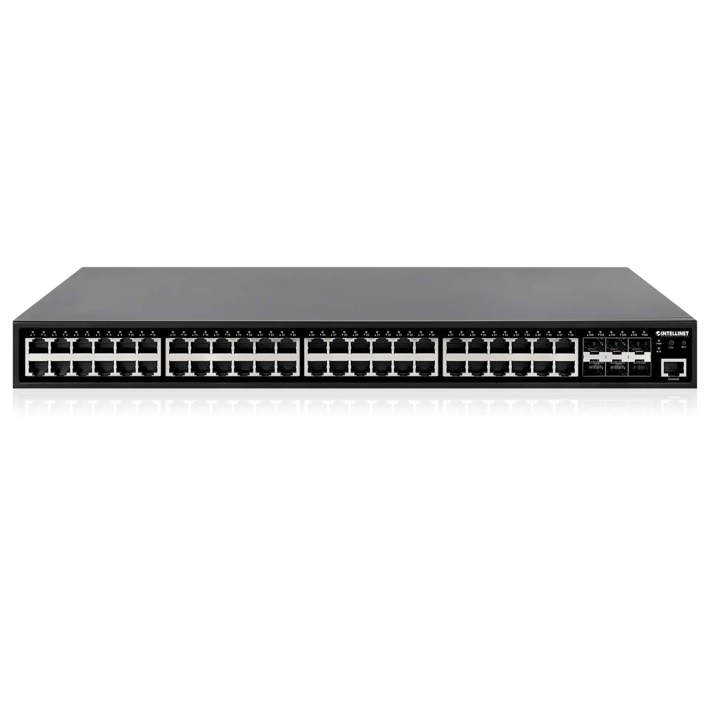 54-Port L2+ Fully Managed PoE+ Switch mit 48 Gigabit Ethernet-Ports und 6 SFP+ Uplinks Image 6