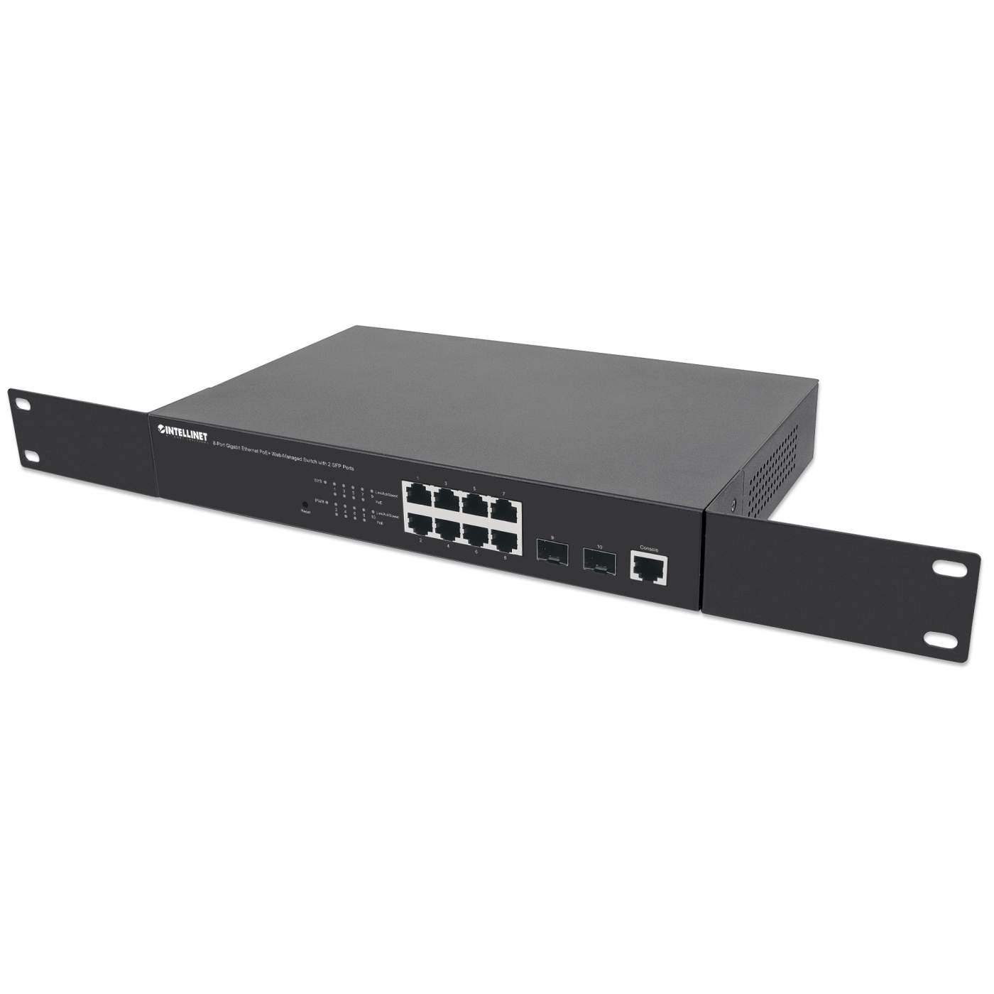8-Port Gigabit Ethernet PoE+ Web-Managed Switch mit 2 SFP-Ports Image 8