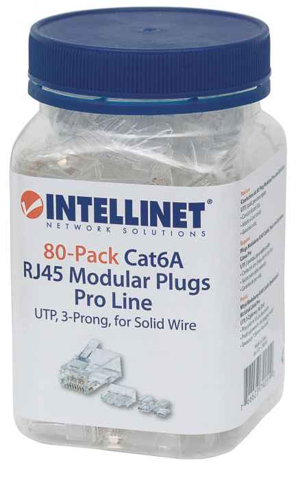 80er-Pack Cat6A RJ45-Modularstecker Pro Line Packaging Image 2