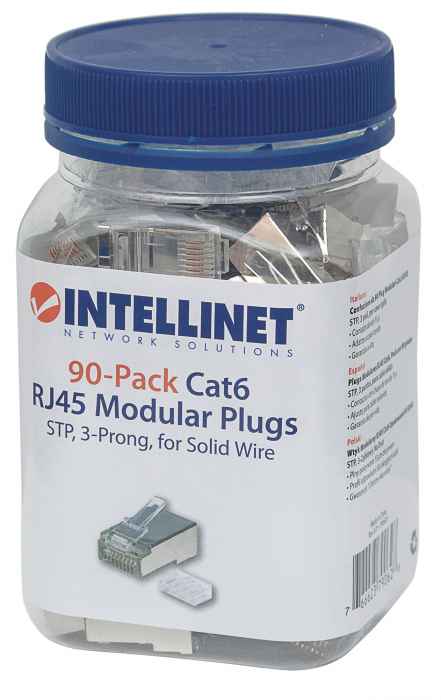 90er-Pack Cat6 RJ45-Modularstecker Packaging Image 2