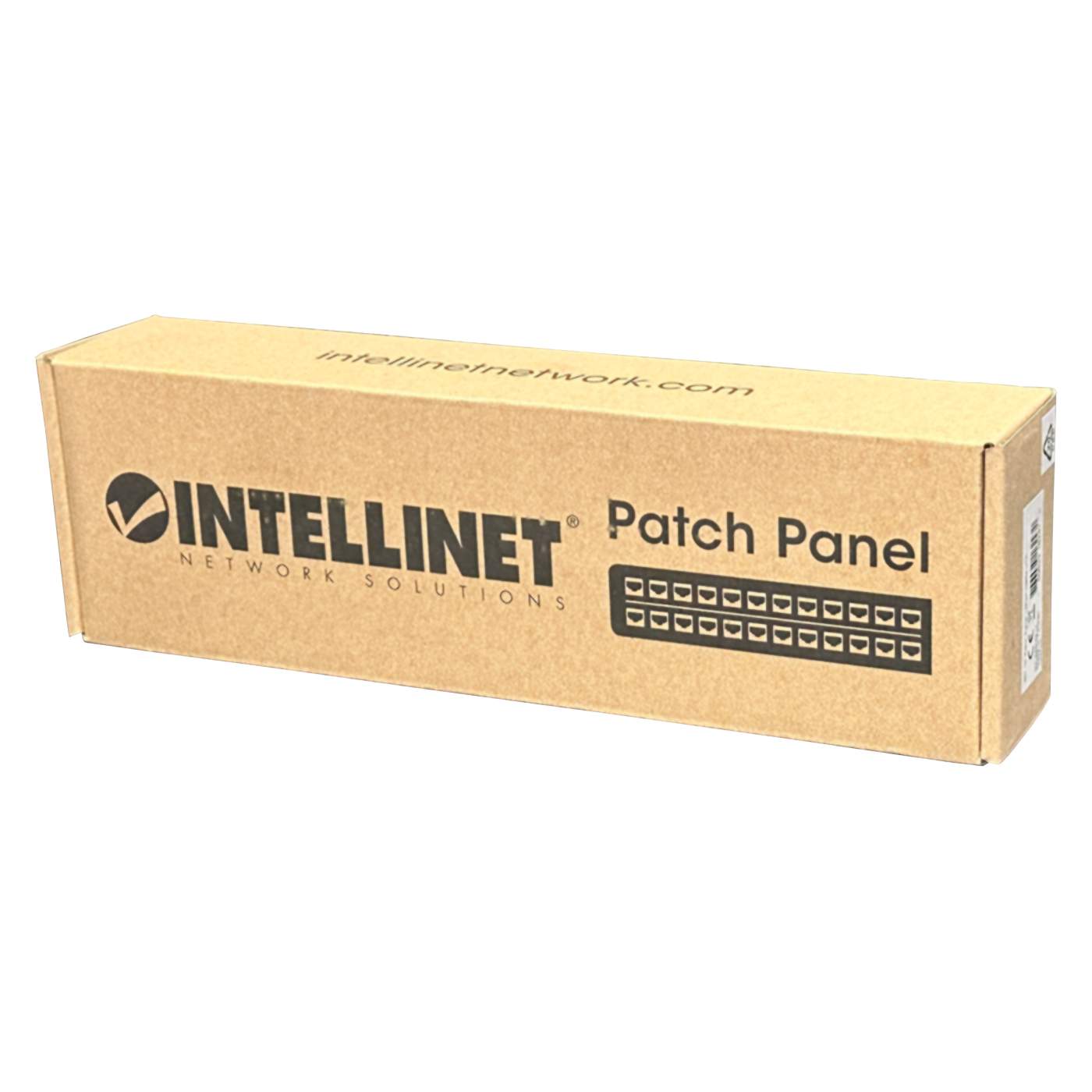 12-Port Cat5e Patchpanel zur Wandmontage Packaging Image 2