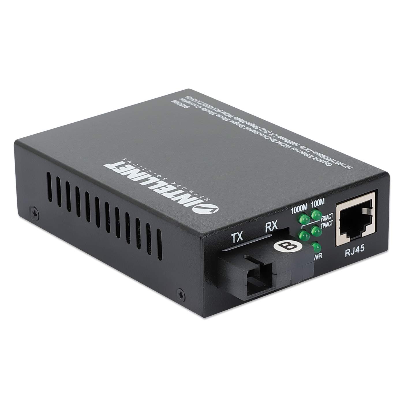 Gigabit Ethernet WDM bidirektionaler Singlemode Medienkonverter Image 2
