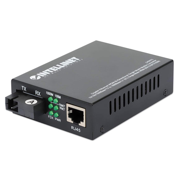 Gigabit Ethernet WDM bidirektionaler Singlemode Medienkonverter Image 1