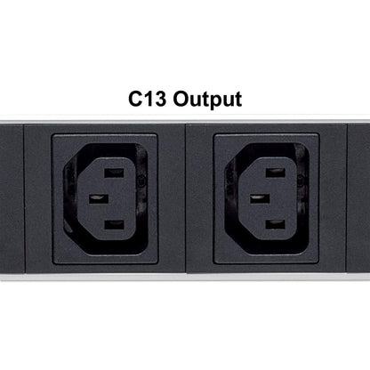 24-fach Steckdosenleiste mit C13- und C19-Steckdosen, vertikale Rackmontage Image 6